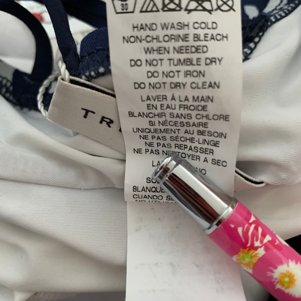 NWT Trina Turk Indochine Bandeau Tribal Floral Lace-up One Piece Swimsuit 6 4 Sm - Picture 14 of 16